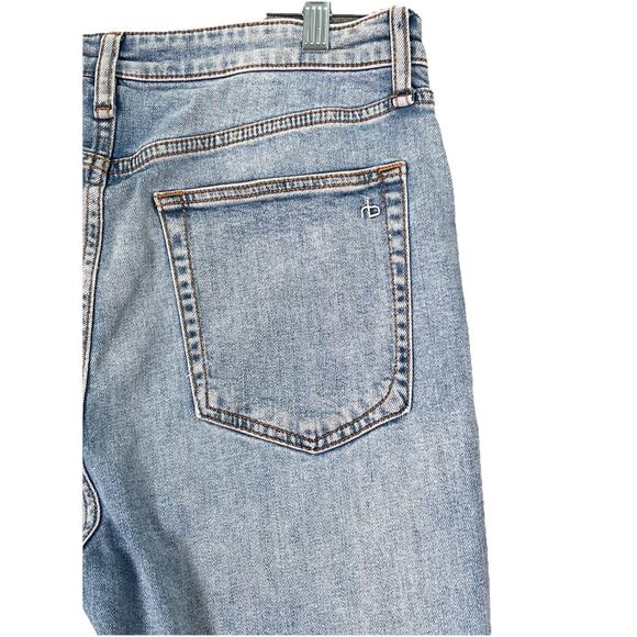 Rag & Bone Casey High Rise Ankle Flare Jeans Lucy Size 30 Distressed Retail $255 - Picture 9 of 16